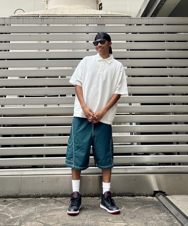 NADEL ナデールさんの「BEAMS WOMEN｜BEAMS / コントラストステッチ イージー ショーツ」を使ったコーディネート