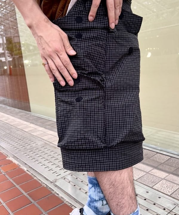 石郷岡 稜さんの「NULL TOKYO × BEAMS / 別注 Out Side Shorts」を使ったコーディネート