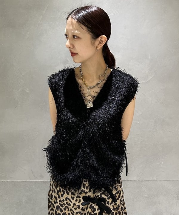 ササキさんの「BEAMS WOMEN｜Ray BEAMS / フリンジ 2Way ノースリーブ トップス」を使ったコーディネート
