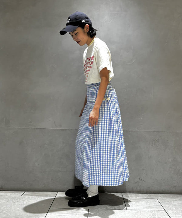 葵さんの「BEAMS WOMEN｜ボーイ ベーシック Tシャツ」を使ったコーディネート