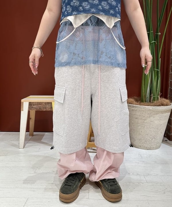 竹村 澄玲さんの「BEAMS WOMEN｜スウェット カーゴ ショートパンツ」を使ったコーディネート