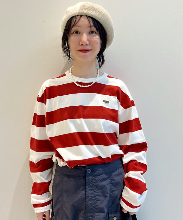 にしだてさんの「BEAMS WOMEN｜淡水 パール ネックレス」を使ったコーディネート