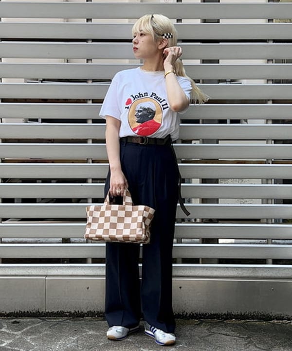 ナツハさんの「BEAMS WOMEN｜GEVAERT BANDWEVERIJ / 30mm ソリッド ベルト 23FW」を使ったコーディネート