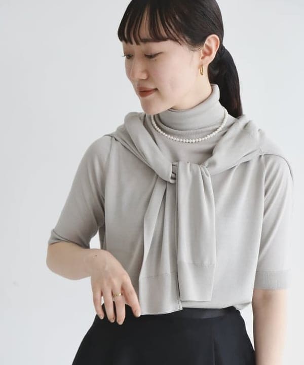 大浦 栞さんの「BEAMS WOMEN｜オーガンジー フレアスカート.」を使ったコーディネート