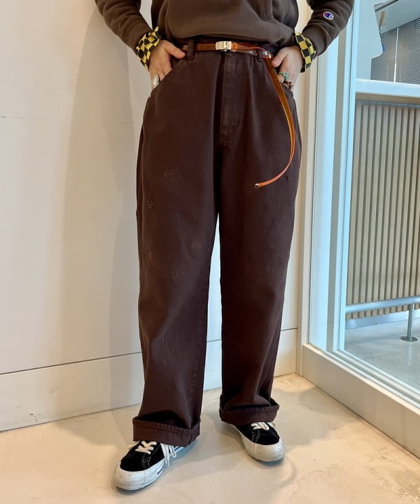 木村 梨香さんの「BEAMS WOMEN｜Champion / 別注 ロゴリバースウィーブ(R) クルーネック スウェット 24AW」を使ったコーディネート