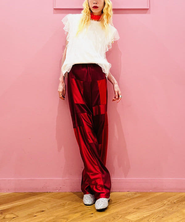 ひるてぃさんの「BEAMS WOMEN｜Ray BEAMS / チュール レイヤー フリル スリーブ Tシャツ」を使ったコーディネート