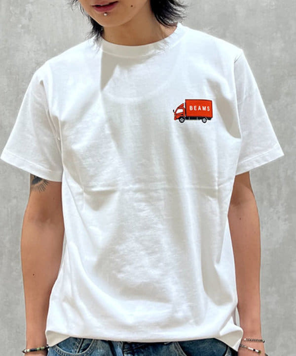 菊田 悠さんの「BEAMS WOMEN｜BEAMSトラック Tシャツ」を使ったコーディネート