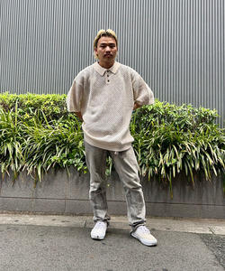 BEAMS T（ビームスT）【別注】crepuscule / Knit Polo（シャツ