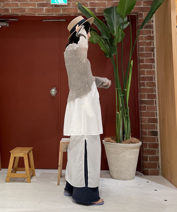 サカサイスズカさんの「BEAMS WOMEN｜maturely / Lawn Layard Stitch Skirt」を使ったコーディネート