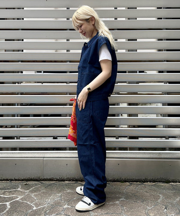 ナツハさんの「BEAMS WOMEN｜BEAMS BOY / イレギュラー バンダナ バッグ」を使ったコーディネート