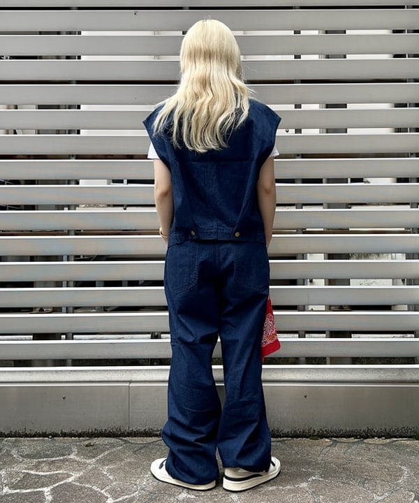 ナツハさんの「BEAMS WOMEN｜BEAMS BOY / イレギュラー バンダナ バッグ」を使ったコーディネート