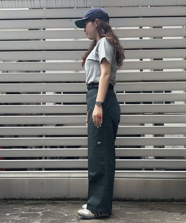 チナツさんの「BEAMS WOMEN｜ボーイ ベーシック Tシャツ」を使ったコーディネート