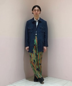 BEAMS F（ビームスF）【別注】CORDINGS / リネン サファリ