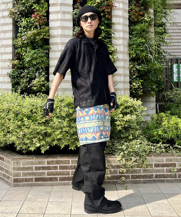トラ吉さんの「BEAMS WOMEN｜BEAMS / リネン ベレー▲」を使ったコーディネート