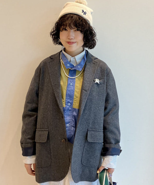 小原 もこさんの「BEAMS WOMEN｜L.L.Bean × BEAMS PLUS ＆ BEAMS BOY / Deep Bottom Deluxe Boat and Tote Mini」を使ったコーディネート