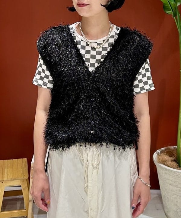 marieさんの「BEAMS WOMEN｜Ray BEAMS / フリンジ 2Way ノースリーブ トップス」を使ったコーディネート