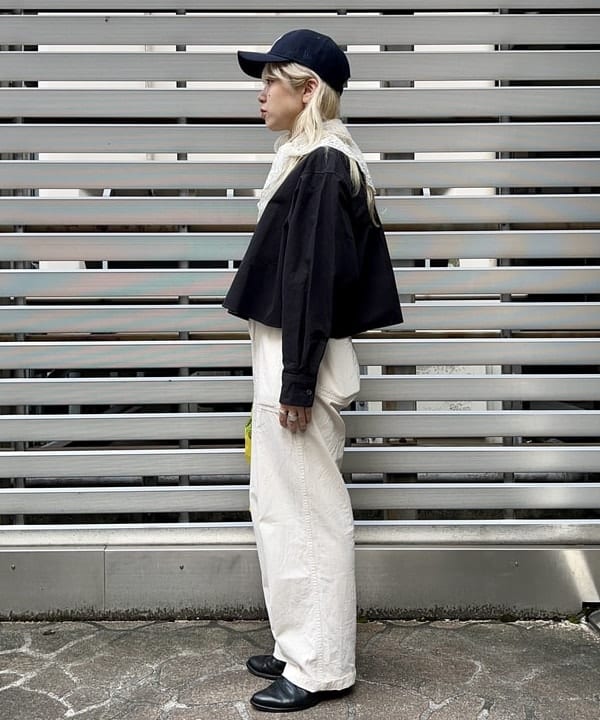 ナツハさんの「BEAMS WOMEN｜BEAMS BOY / イレギュラー バンダナ バッグ」を使ったコーディネート