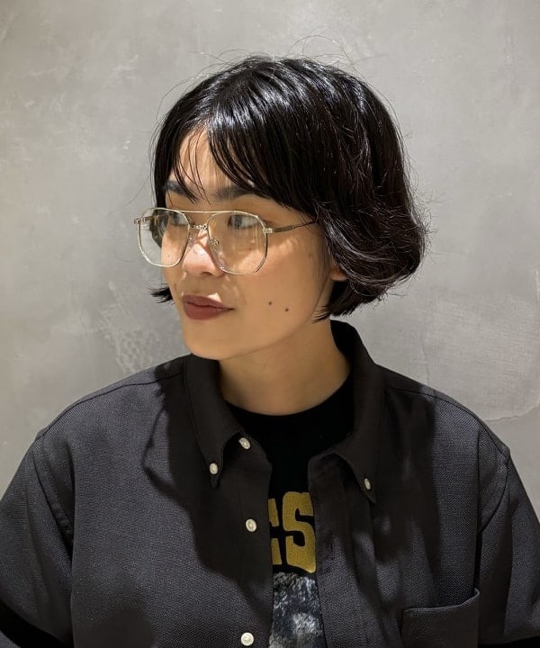 葵さんの「BEAMS WOMEN｜ティアドロップ 眼鏡」を使ったコーディネート