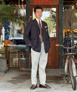 BEAMS PLUS（ビームス プラス）【別注】ENGINEERED GARMENTS / MID FIELD DOUBLE BRESTED BLAZER  TROPICAL WOOL（ジャケット カジュアルジャケット）通販｜BEAMS