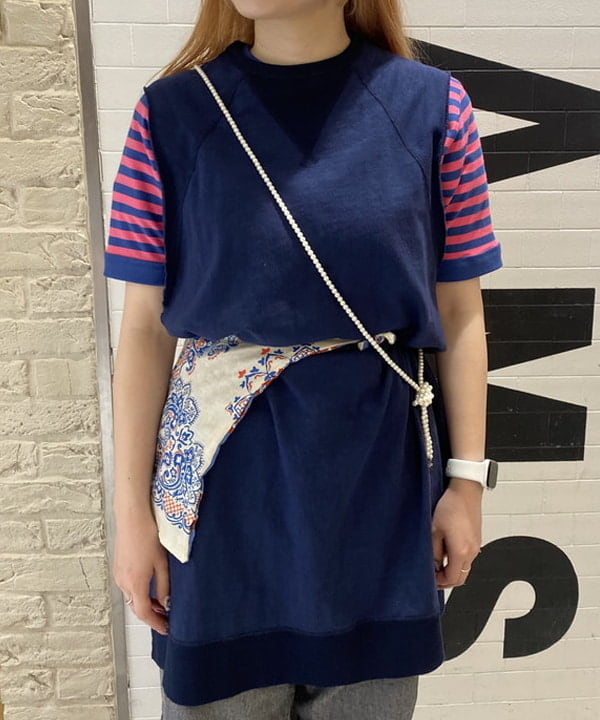 木村 海侑さんの「BEAMS WOMEN｜BEAMS BOY / 樹脂 パール ロング ネックレス」を使ったコーディネート
