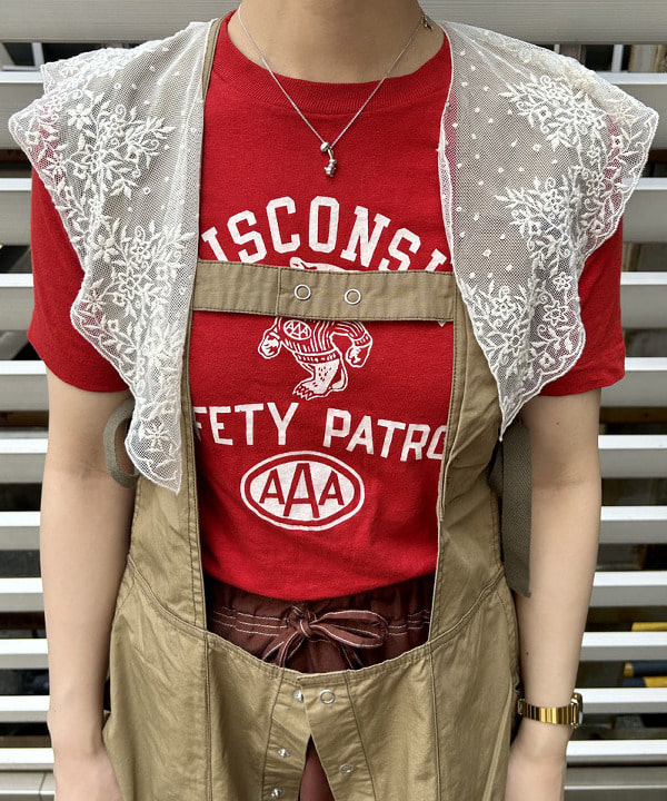 ナツハさんの「BEAMS WOMEN｜BEAMS BOY / イレギュラー バンダナ バッグ」を使ったコーディネート