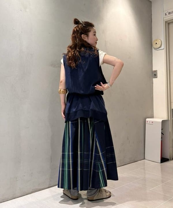 モモさんの「BEAMS WOMEN｜ボーイ ベーシック Tシャツ」を使ったコーディネート