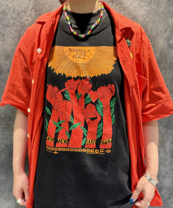 吉野 多恵さんの「BEAMS WOMEN｜ボーイ ベーシック Tシャツ」を使ったコーディネート