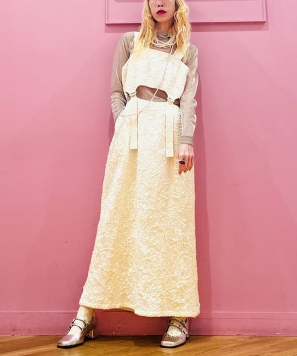 ひるてぃさんの「BEAMS WOMEN｜樹脂パール ロングネックレス」を使ったコーディネート