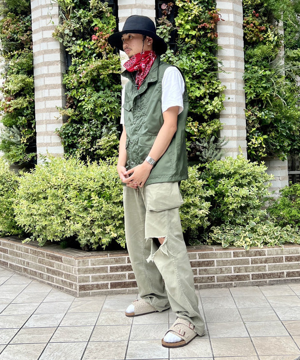 ムファサさんの「BEAMS WOMEN｜SIERRA DESIGNS &times; BEAMS PLUS / 別注 PACKABLE PANAMINT VEST」を使ったコーディネート