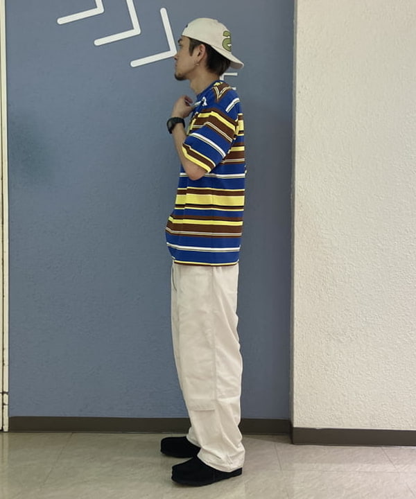 Lazzyさんの「BEAMS / マルチボーダー Tシャツ」を使ったコーディネート