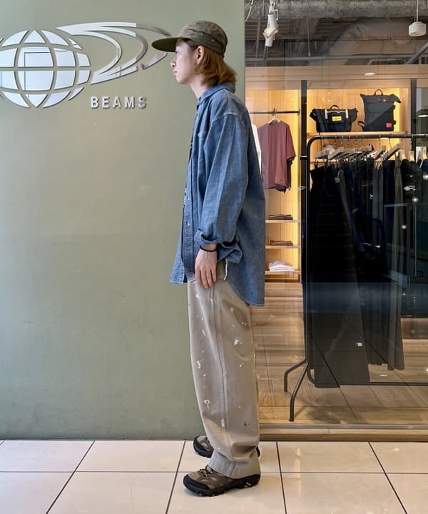 関澤 佑樹さんの「BEAMS WOMEN｜シャンブレー ワークシャツ」を使ったコーディネート
