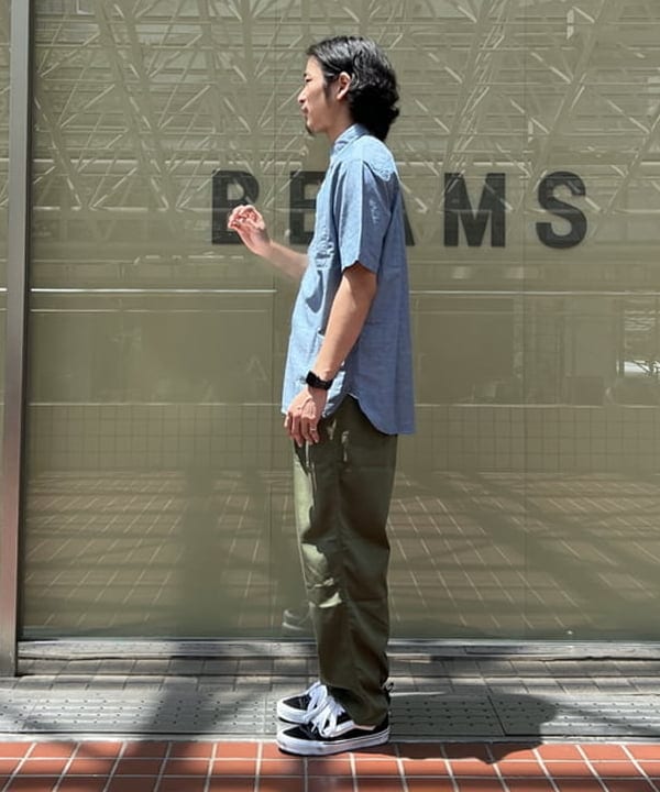 Sunnyさんの「BEAMS PLUS / B.D. Pullover Short Sleeve Chambray」を使ったコーディネート