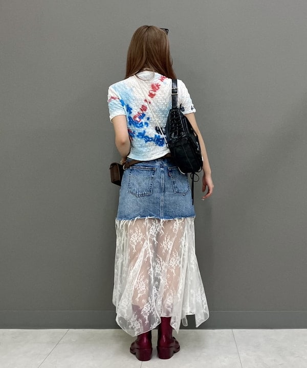 ヒカリさんの「BEAMS WOMEN｜BEAMS BOY / 樹脂 パール ロング ネックレス」を使ったコーディネート