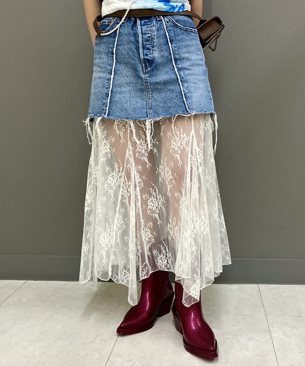 ヒカリさんの「BEAMS WOMEN｜BEAMS BOY / 樹脂 パール ロング ネックレス」を使ったコーディネート