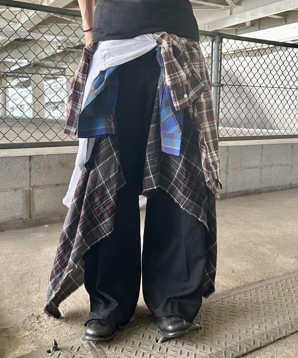 翔さんの「BEAMS WOMEN｜BEAMS / スイッチングシャツ」を使ったコーディネート