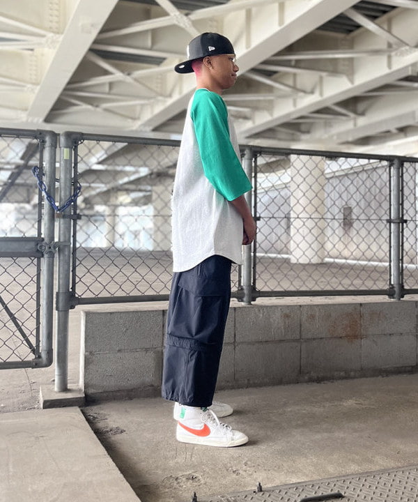 NADEL ナデールさんの「BEAMS WOMEN｜BEAMS / ルーズ ベースボール Tシャツ」を使ったコーディネート