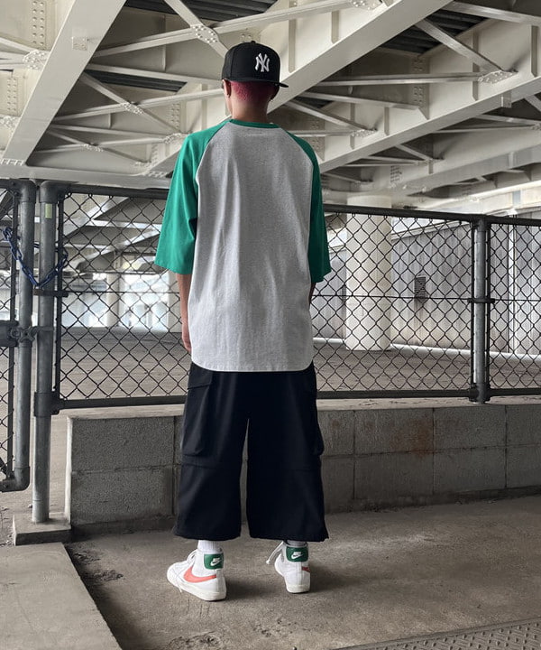 NADEL ナデールさんの「BEAMS WOMEN｜BEAMS / ルーズ ベースボール Tシャツ」を使ったコーディネート