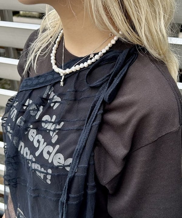 ナツハさんの「BEAMS WOMEN｜淡水 パール ネックレス」を使ったコーディネート