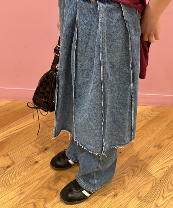 ここあさんの「BEAMS WOMEN｜レースアップ ポケット バッグ」を使ったコーディネート