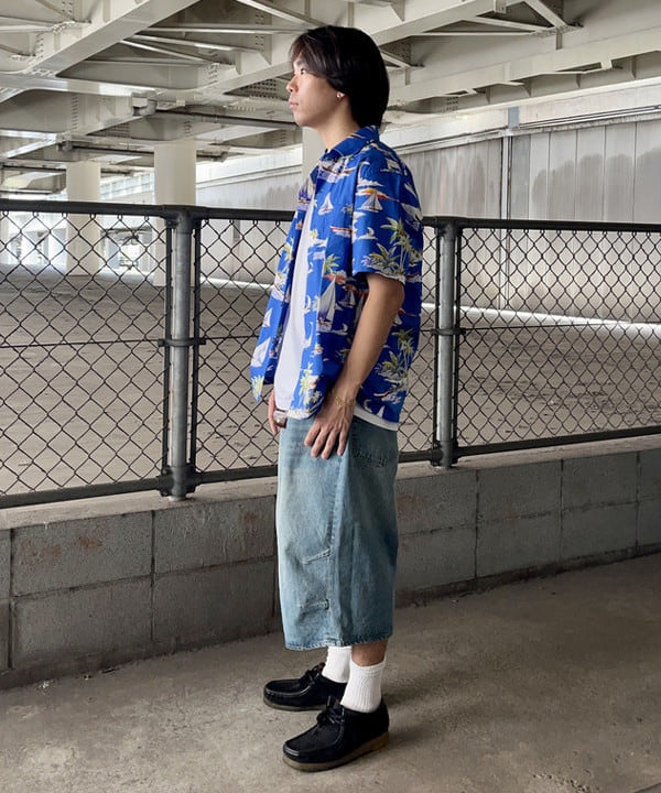 槙山 賢斗さんの「BEAMS WOMEN｜DALE HOPE / 別注 Short Sleeve Aloha Shirt」を使ったコーディネート