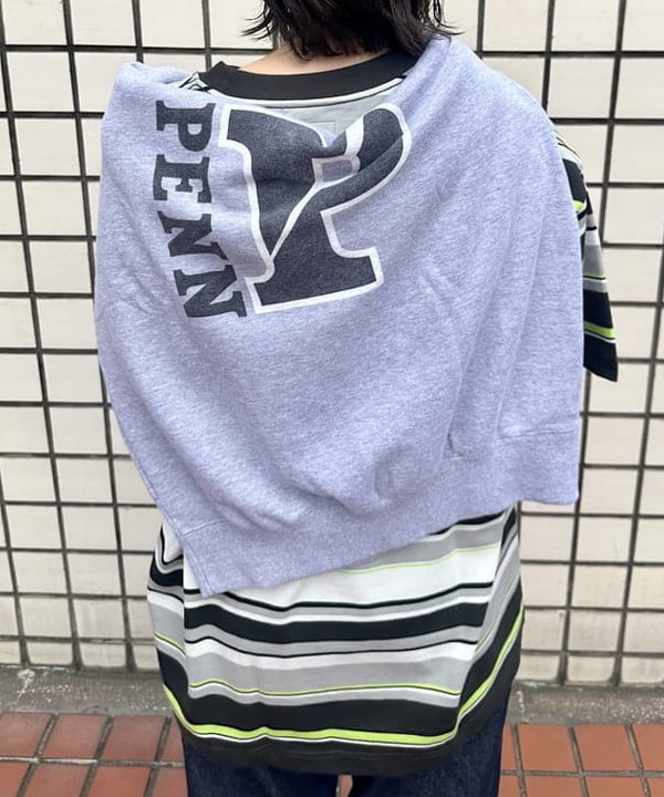 なるみさんの「GOOD ROCK SPEED / 別注 カレッジ クルー スウェット」を使ったコーディネート