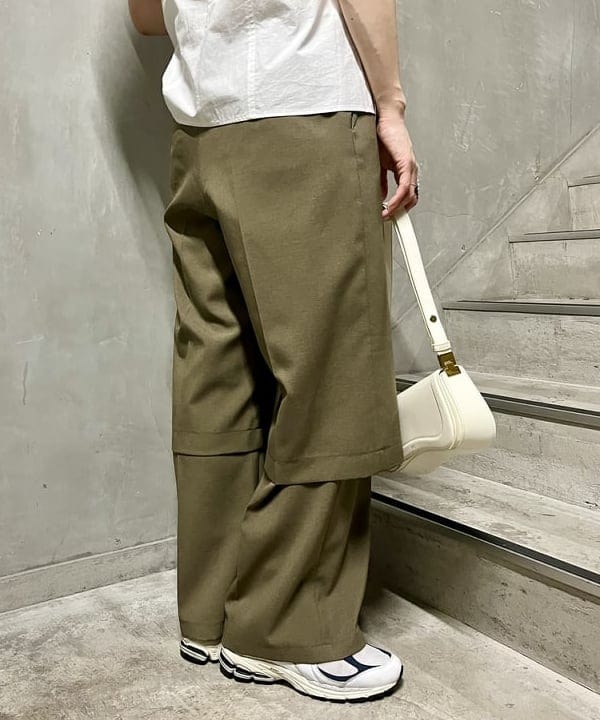 kigoさんの「BEAMS WOMEN｜RBS / ギャザー ビッグカラー シャツ」を使ったコーディネート