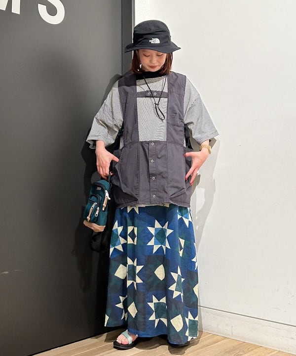 安藤 菜央さんの「BEAMS WOMEN｜THE NORTH FACE / Brimmer Hat」を使ったコーディネート