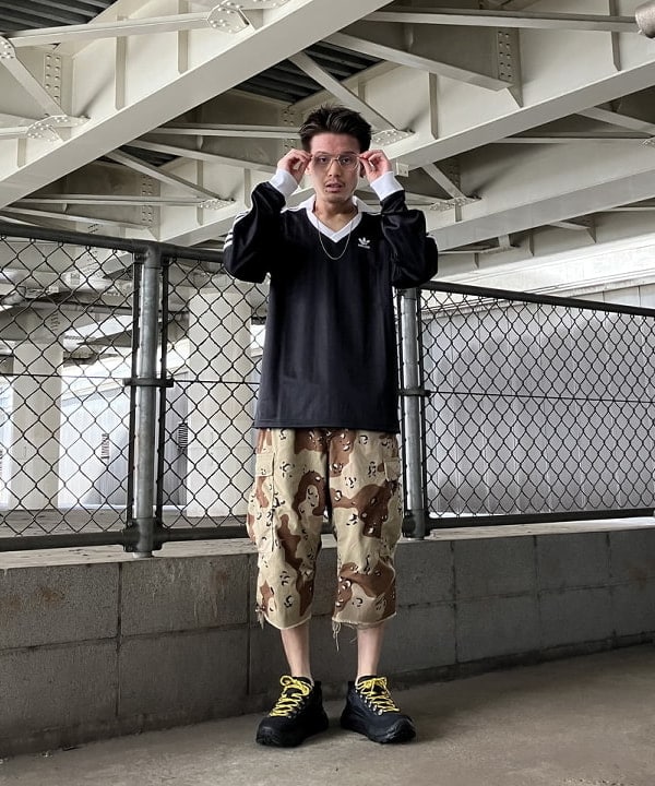 ホサカさんの「BEAMS WOMEN｜ティアドロップ 眼鏡」を使ったコーディネート