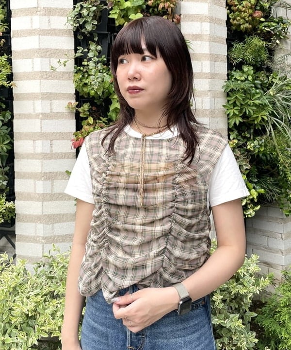 あさまつ はづきさんの「BEAMS WOMEN｜スクエア ボストンバッグ」を使ったコーディネート