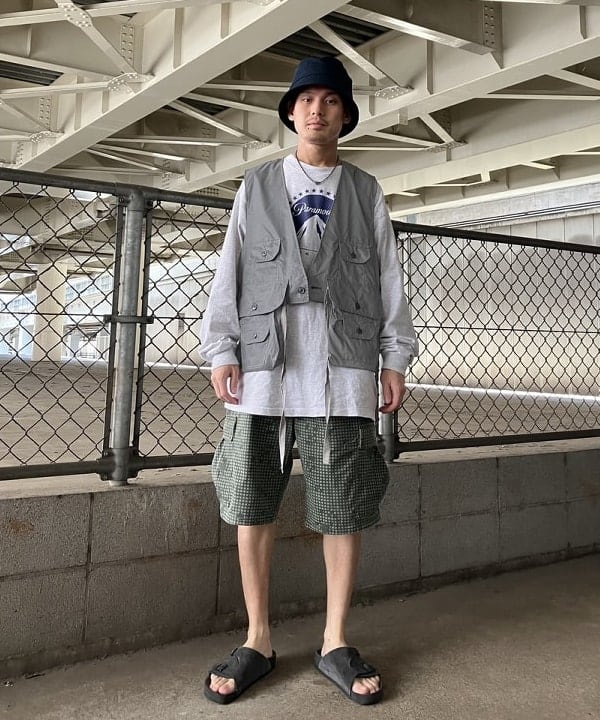 ホサカさんの「BEAMS WOMEN｜BEAMS / ベーシック バケット ハット」を使ったコーディネート