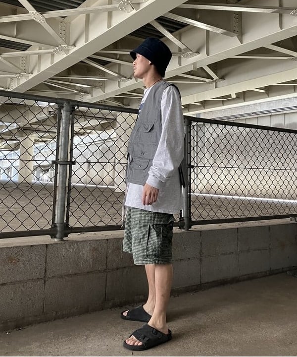 ホサカさんの「BEAMS WOMEN｜BEAMS / ベーシック バケット ハット」を使ったコーディネート