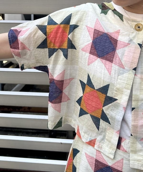 ナツハさんの「BEAMS WOMEN｜BEAMS BOY / イレギュラー バンダナ バッグ」を使ったコーディネート