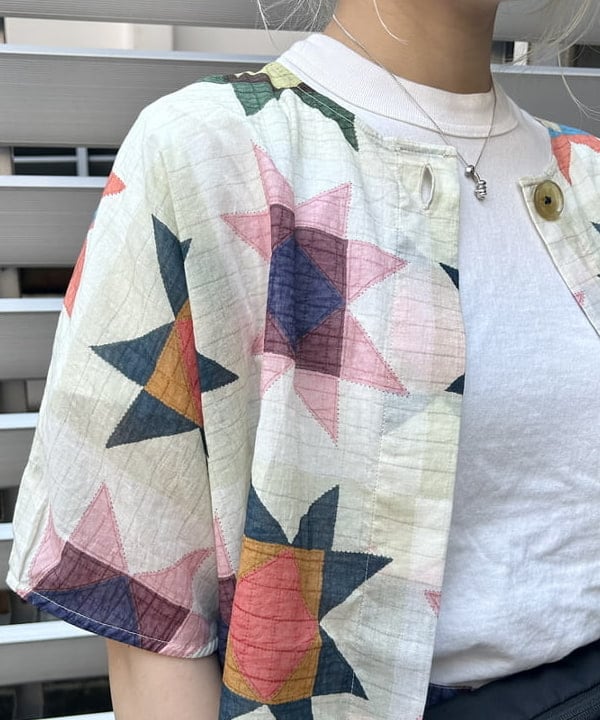 ナツハさんの「BEAMS WOMEN｜BEAMS BOY / イレギュラー バンダナ バッグ」を使ったコーディネート