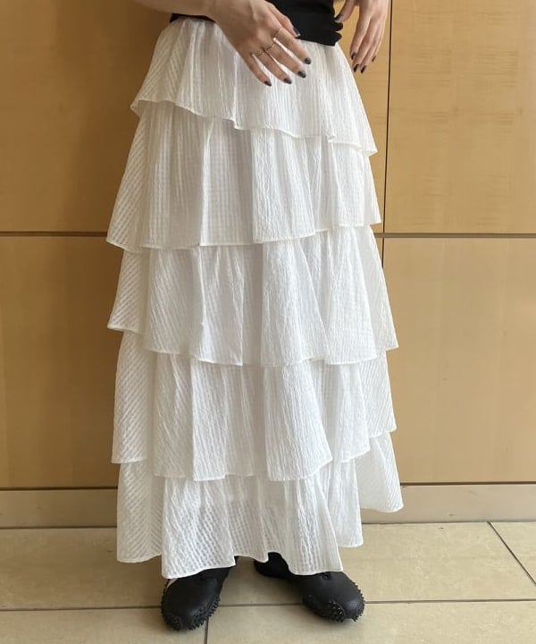 Hazukiさんの「BEAMS WOMEN｜丸胴 テレコ タンクトップ」を使ったコーディネート